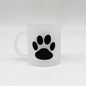 Tasse en verre dépoli avec motif de <span class=keywords><strong>bouledogue</strong></span> français-Parfait pour les boissons à la maison et au bureau - Product Image 4