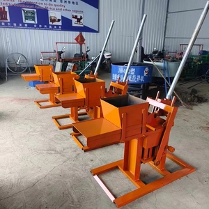 Đất sét Interlock gạch máy làm với động cơ diesel đất sét Khối Máy làm giá thấp - Product Image 1