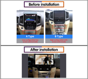 Navegación de coche de 32 pulgadas para Toyota Land Cruiser LC200 2016-2021 <span class=keywords><strong>Android</strong></span> Multimedia DVD Radio Estéreo GPS Unidad principal inalámbrica CarPlay - Product Image 2