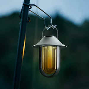 Wiederauf ladbare batterie betriebene LED-Laterne Typ C 3 Licht modi Wasserdichte Camping Tisch leuchte - Product Image 1