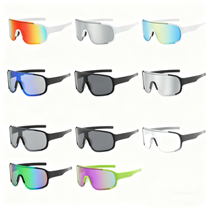 Outdoor Sports Cycling Windproof Sunshade Goggles Unisex European and American Style Colorful Motorcycle <strong>Large</strong> Frame <strong>Sunglasses</strong> - Product Image 1