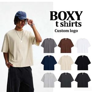 Camiseta Personalizada con Logotipo, 260 GSM, 100% Algodón, Cuello Redondo, Hombros Caídos, Estilo Urbano, para Hombre - Product Image 1