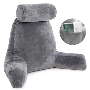 Removable TV Watching Book Reading Healthy Relax Pillow For Bed Rest Arm Back Lumbar And Head Support