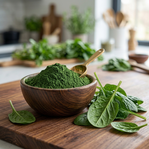 Poudre de Moringa Naturelle, Extrait Herbal, Poudre Verte, Complément Alimentaire à Base de Feuilles pour l'Alimentation et la Santé - Product Image 1