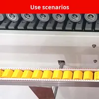 Accessoires pour machine à chants de bord Anghua : Roue de support en caoutchouc, Rouleau de convoyeur pour scie électronique, Lame rotative, Rail de guidage, Poulie