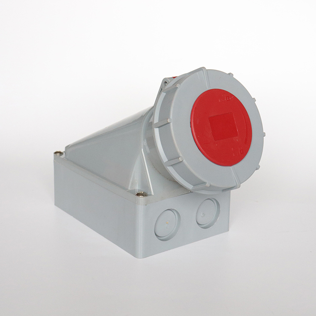 PCE CEE LXCEE IP67 Waterproof 220v 1332 Wall Mounted Socket Electrical Plugs Three Phase Sockets 125a Industrial Wall Socket