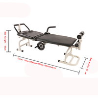 Lit de traction hospitalier pliable et réglable de haute qualité, très vendu, pour la correction cervicale et lombaire