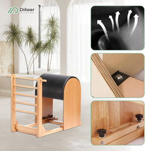 Máquina <span class=keywords><strong>de</strong></span> <span class=keywords><strong>Pilates</strong></span> <span class=keywords><strong>de</strong></span> Madera <span class=keywords><strong>de</strong></span> Arce Sólida, Ladder Barrel, Herramienta <span class=keywords><strong>de</strong></span> Entrenamiento Físico Duradera para Uso Doméstico y Comercial - Product Image 2