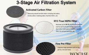 Filtre de remplacement <span class=keywords><strong>pour</strong></span> <span class=keywords><strong>purificateur</strong></span> <span class=keywords><strong>d</strong></span>'<span class=keywords><strong>air</strong></span> TaoTronics TT-AP001, filtre <span class=keywords><strong>HEPA</strong></span> véritable - Product Image 6