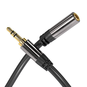<span class=keywords><strong>Adaptador</strong></span> de Audio estéreo de extensión de macho <span class=keywords><strong>a</strong></span> hembra, 3 polos, 3,5mm, con Cable auxiliar delgado y suave, malla trenzada - Product Image 1