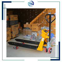Chariot élévateur à palettes de 2 tonnes avec balance et impression d'étiquettes, certifié CE, capacité 2000 kg 3000 kg, hauteur de levage 85-200 mm