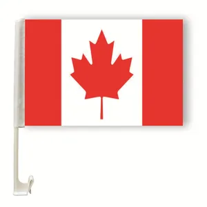 2024新製品カスタムプリント12 "x 18" 30 "x45cm安いカナダの窓旗