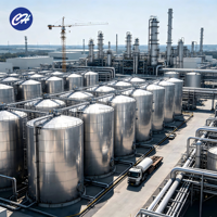 Tanque de Envejecimiento de Leche Cruda Sanitario de Acero Inoxidable de 3000L con Agitador, Venta Directa de Fábrica