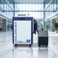 Máquina de Soldadura Láser de Fibra 5 en 1 para Soldadura de Baterías de Litio y Almacenamiento de Energía, 1000W 2000W 3000W, Refrigerada por Agua, Portátil