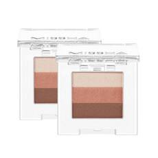 Para MISSHA No. 14 Dewy Apricot Triple Shadow 2G Sombra de ojos seca de alta calidad Impermeable Mate Mineral Logotipo personalizado Etiqueta privada - Product Image 1