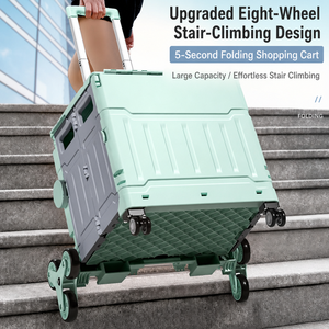 Carretilla <span class=keywords><strong>de</strong></span> <span class=keywords><strong>Mano</strong></span> Plegable OEM para Subir Escaleras, con 6 Ruedas y Tapa, Personalizable, Venta al Por Mayor - Product Image 1