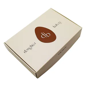 Boîtes d'emballage en papier pour gâteaux, personnalisation avec Logo, de luxe, bon marché, pour faire des biscuits, des Donuts, des sandwichs, 4 pièces