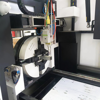 Nouvelle machine de découpe de tubes et de tuyaux en acier métallique ronds, carrés et rectangulaires à commande numérique par ordinateur (CNC) à fibre laser, rails de guidage Hiwin, prise en charge des formats DWG/DXF