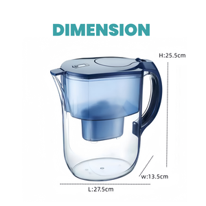 Sistema di filtrazione carbone attivo per il miglioramento della qualità dell'<span class=keywords><strong>acqua</strong></span> potabile pulita <span class=keywords><strong>brocca</strong></span> di depurazione delle acque - Product Image 6