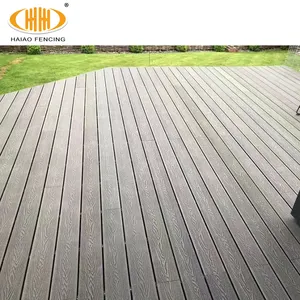 China manufacturer outdoor decorative garden 190 mm wpc soild board fireproof wpc decking boards for sale