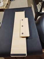Plateforme d'extension de reformer de studio de Pilates en bois d'érable blanc haut de gamme américain A2 avec capacité de 200 kg