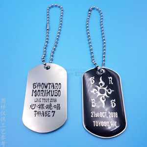 Custom Painted Epoxy Metal <b>Dog</b> <b>Tags</b> Zinc Alloy Rectangle <b>Identity</b> <b>Tags</b> Nickel Free Business Gifts - Product Image 4