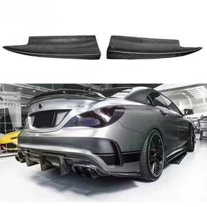 W117 CLA Splitter latéral de pare-chocs arrière en fibre de carbone style FD pour <span class=keywords><strong>Mercedes</strong></span> Benz W117 CLA CLA45 CLA 180 200 220 <span class=keywords><strong>250</strong></span> 260 - Product Image 1
