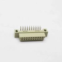 Conector de plano posterior Ángulo recto de doble fila Posiciones de cabezal hembra de 16-32 pines Paso de 2,54mm Enchufe de receptáculo de PCB recto DIN 41612