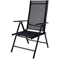 Chaise longue d'extérieur à structure en acier, chaise de camping portable en tissu Teslin, pliable facilement, design moderne, chaise de plage d'extérieur, pêche
