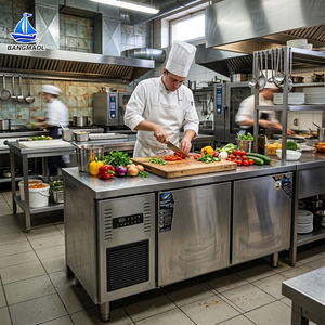 Réfrigérateur commercial sous comptoir en acier inoxydable, armoire de refroidissement robuste pour restaurants, hôtels et cafés - Product Image 1