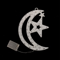 Batterie USB Powered 20 LED Crescent Moon Star Ramadan und Eid Wall String Decor Lights