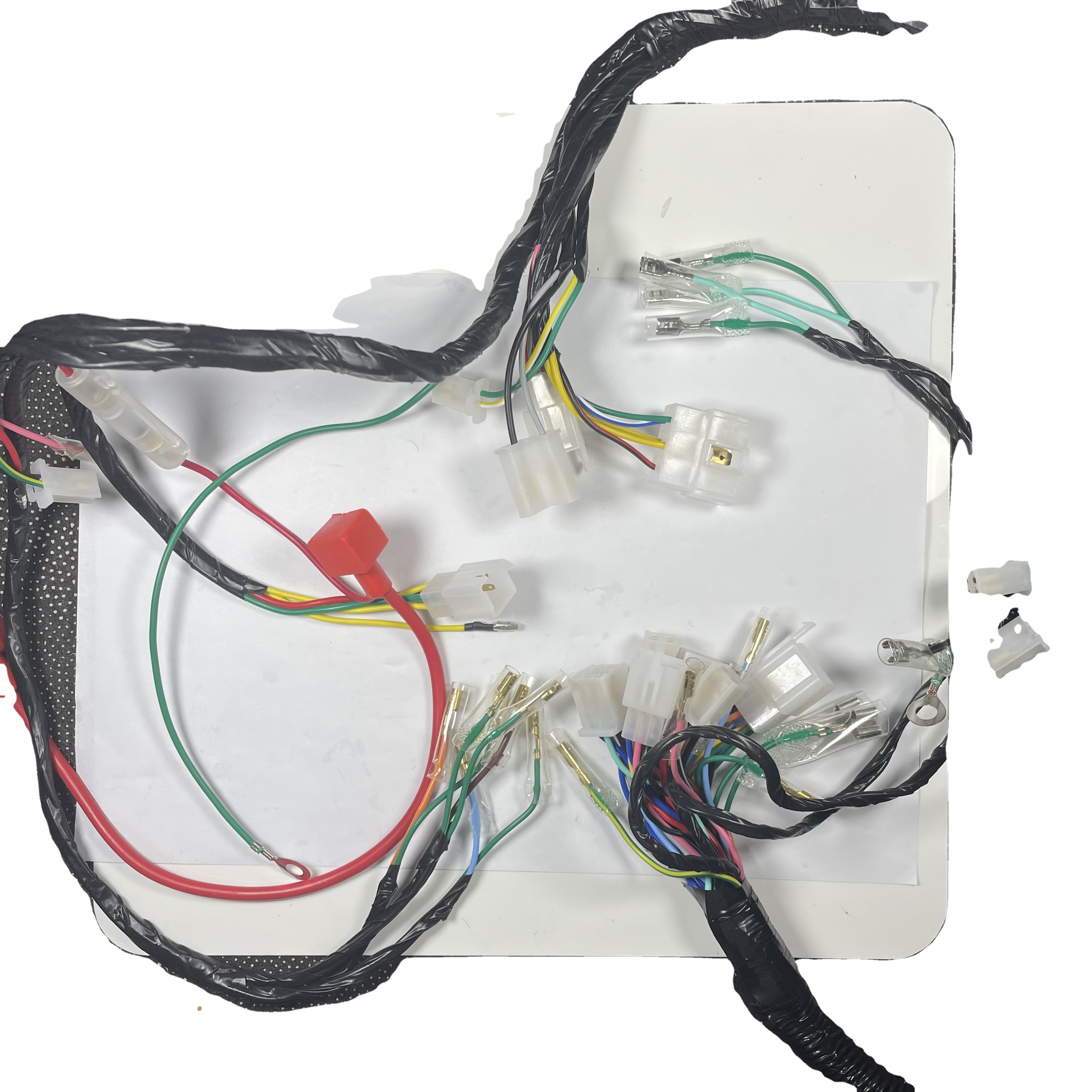 Пользовательские мотоцикла автомобильных кабельных систем с клеевым швом в сборе Электрический автомобильный жгут проводов для RUSI-150