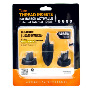 Inserts filetés Ttake, type E, métriques, externes/internes, lot de 10 - Product Image 1