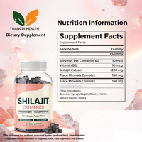 Emballage personnalisé, étiquette privée, extrait de Shilajit, bonbons gélifiés, supplément pour adultes, en vrac