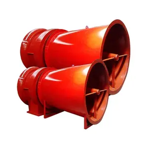 Mine fan, as underground ventilation, smooth operation.