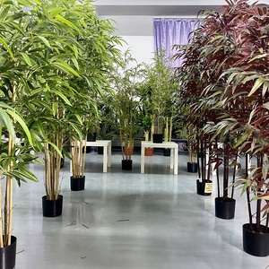 Arbre en <span class=keywords><strong>bambou</strong></span> artificiel haut <span class=keywords><strong>de</strong></span> gamme pour la décoration intérieure, vente en gros - Product Image 5