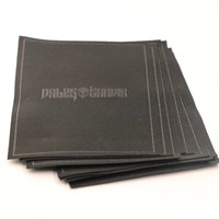 Etiquetas de Cuidado de Satén Fino de Alta Calidad, Personalizadas, Tejidas, Cortadas con Láser, Rectangulares, Autoadhesivas, con Logotipo Impreso en Grabado, Alta Densidad de Trama, OWIDEA