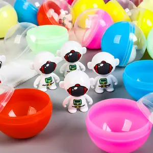 Penjualan Terbaik toko pasokan mainan memutar bola Mini berbeda murah massal mesin penjual 47*55mm plastik kapsul telur memutar mainan