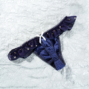 Tanga Linda para Chicas Jóvenes, Tanga de Mujer con Estampado de Lunares y Lazo - Product Image 6