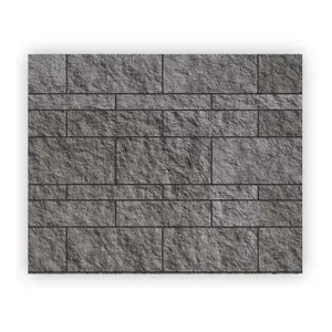 Like Granite Look Stone Cladding Mcm Flexible Clay Ceramic Stone Veneer Artificial Rough Granite Wall Tile For Hotel Building