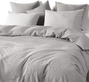 Housse De Couette en Jersey, drap-Housse tricoté en coton, ensembles De <span class=keywords><strong>draps</strong></span> De lit avec taie d'oreiller - Product Image 2