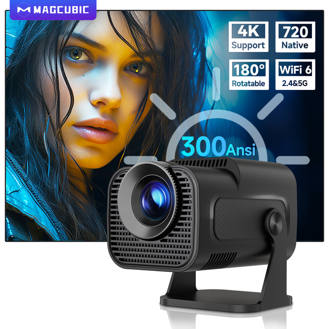 Magcubic Factory Price HY320mini 5G WiFi Portable Projector 720P Native LCD LED Home Cinema Movie Gaming Projector