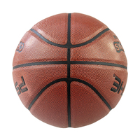 Ballon de basket en cuir PU durable avec logo personnalisé Psyche, taille 7, pour l'entraînement