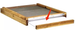 Nouvelle ruche Langstroth cirée avec fond grillagé, outils et accessoires d'apiculture - Product Image 4