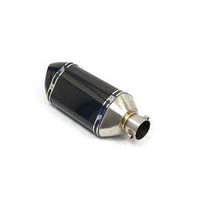 <span class=keywords><strong>125cc</strong></span>-160cc Silencieux D'échappement Dirt Pit Bike MX <span class=keywords><strong>Moto</strong></span> Refires Tuyau D'échappement En Fiber De Carbone pour Yamaha <span class=keywords><strong>Ninja</strong></span> 400 250 R3 R1 01-2009 - Product Image 3