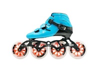 Patins de Vitesse à Grandes Roues en Fibre de Carbone Patins en Ligne pour Adultes et Enfants Chaussures de Compétition de Vitesse