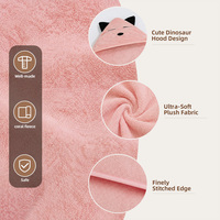 Bademantel aus Coral-Fleece, Superabsorbierend, Schnelltrocknend, für Neugeborene und Kinder, Direktvertrieb, CPC REACH OEKO-TEX OEM ODM Großhandel