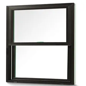 HOTIAN Französisch doppelt verglaste Vinyl PVC UPVC Rahmen Flügel Grill Glas Salon Terrassen türen und Fenster