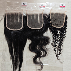 โปรโมชั่น 6$ Letsfly 9A 4x4Lace Closure & 13x4 Lace Frontal Hair Extensions 10-22 นิ้ว สีธรรมชาติ 10 ชิ้น ขายส่งจากโรงงาน - Product Image 5