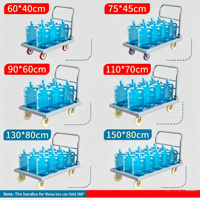 Carro de Transporte Plegable de 5 Ruedas, Resistente, Portátil, OEM, Carretilla de Compras, Carro Multiusos